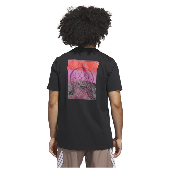 Adidas Ανδρική κοντομάνικη μπλούζα Hoops Graphic Tee